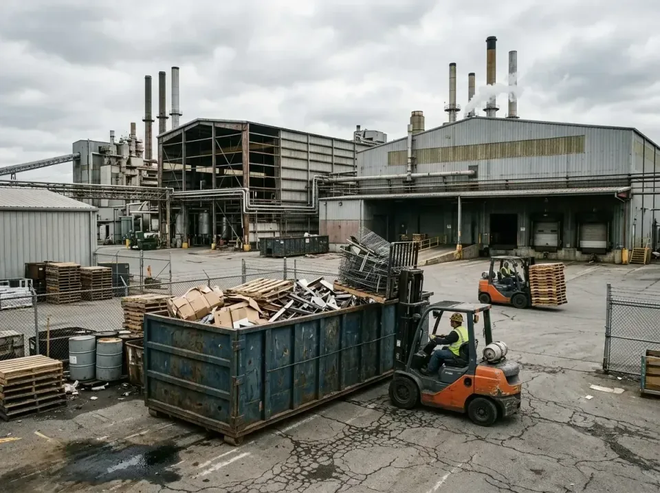 industrial-factory-scrap-conta-003 — frequently asked questions, Cheap Roll-off Dumpster Rentals in Olyphant, PA